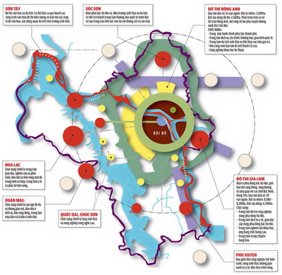Quy hoạch Hà Nội: đô thị mở rộng như thế nào?