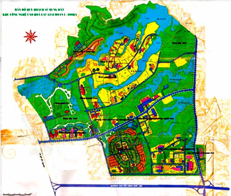  Hoàn thành quy hoạch chi tiết 5/10 khu chức năng khu Công nghệ cao Hòa Lạc 