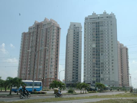 Giá thuê căn hộ vùng ven giảm
