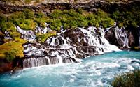 Thác nước dung nham tuyệt đẹp ở Iceland