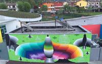 Nghệ thuật đường phố sống động trong thiết kế trường mẫu giáo ở Ý