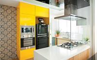 Vàng – gam màu cứu rỗi những căn bếp không có sự xuất hiện của ánh sáng tự nhiên