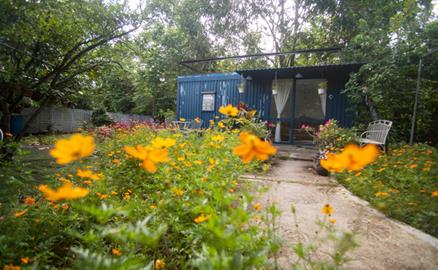 Ông chủ quán cafe tự làm nhà container hết 60 triệu đồng
