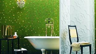 16 thiết kế gạch mosaic độc đáo trong phòng tắm