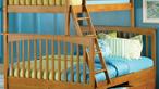Nhựng mẫu giường gỗ tầng cho trẻ nhỏ