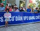 Dân chung cư ở Hà Nội lại căng băng rôn phản đối chủ đầu tư