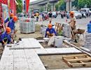 Hà Nội 'thay áo' hàng loạt vỉa hè tại 12 quận