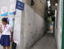 Hẻm hẹp nhất là 3,5m