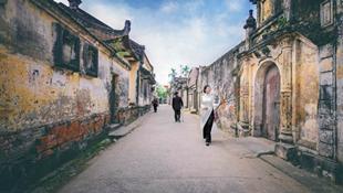 Làng quê Việt Nam đẹp như tranh vẽ trong những ngày giáp tết